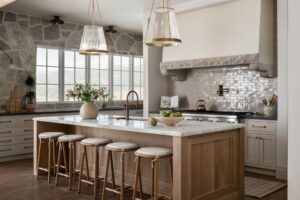 Painted modern kitchen & Cabinets